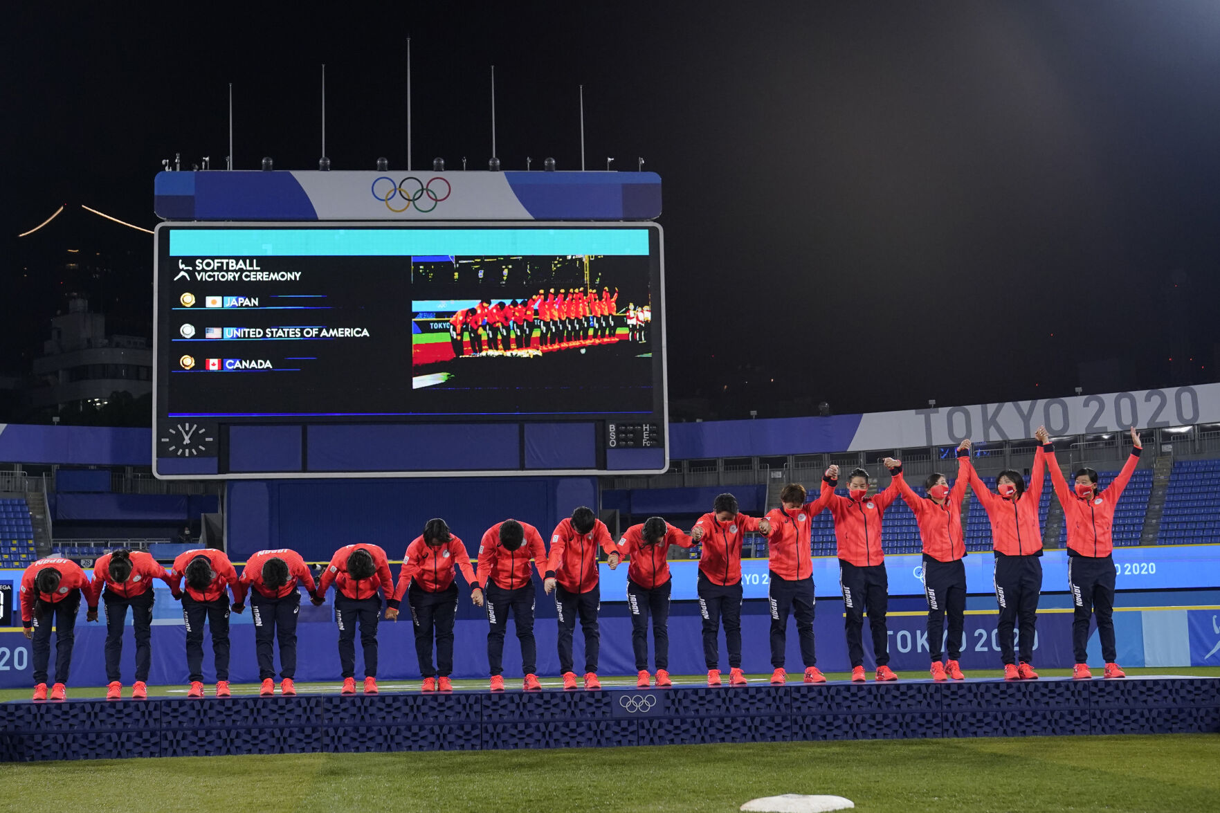 APTOPIX Tokyo Olympics Softball
